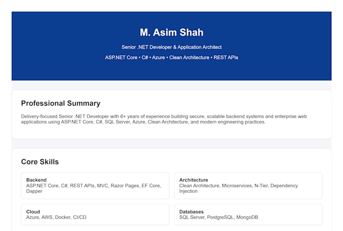 build a secure aspnet core web API with azure and sql server